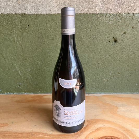 Jean-Claude Bachelet Puligny Montrachet 1er cru Sous le Puits 2014, Burgundy, France